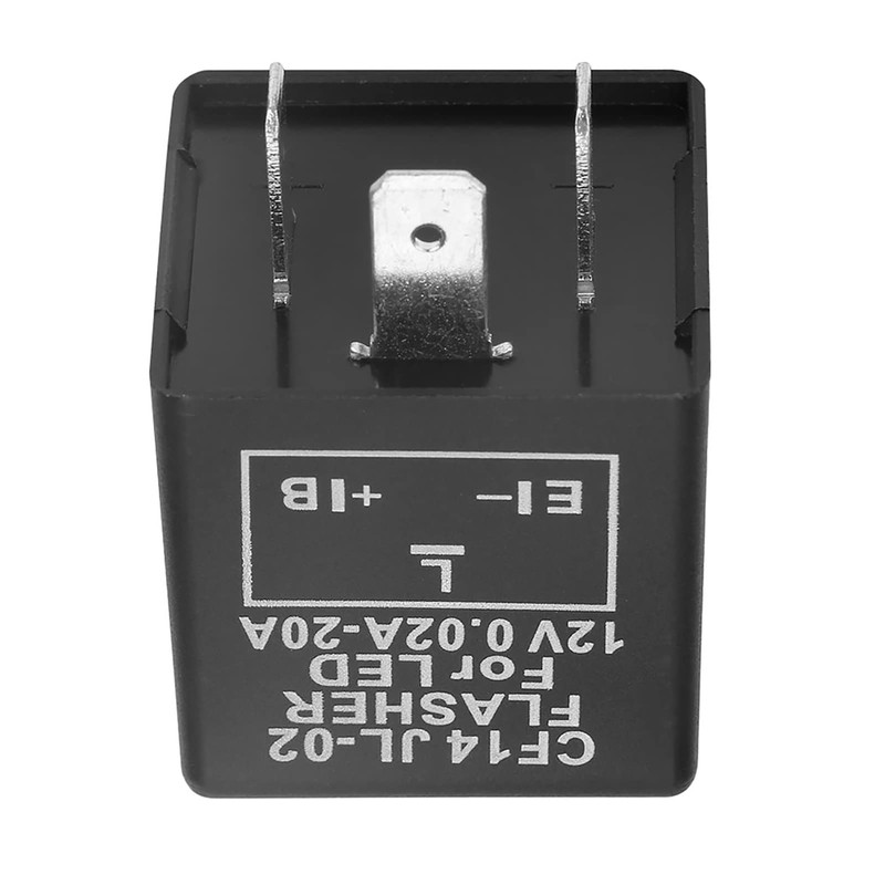 Honiwu LED Flasher Relay, 12V 3 Pin LED Indicator Relay,