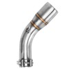 Motorcycle Exhaust Middle Pipe Rustproof Heat Resistant Low Noise Replacement