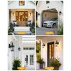 OPAXIS Motion Sensor Outdoor Wall Lights, Black Dusk to Dawn
