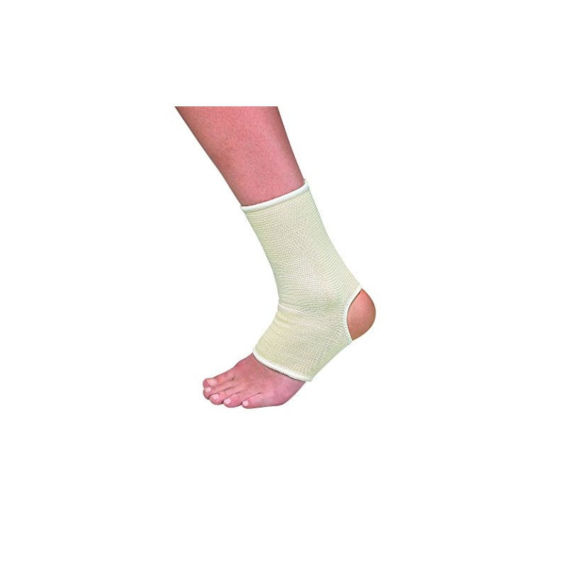 MUELLER ANKLE SUPPORT ELASTIC, BEIGE (SMALL)