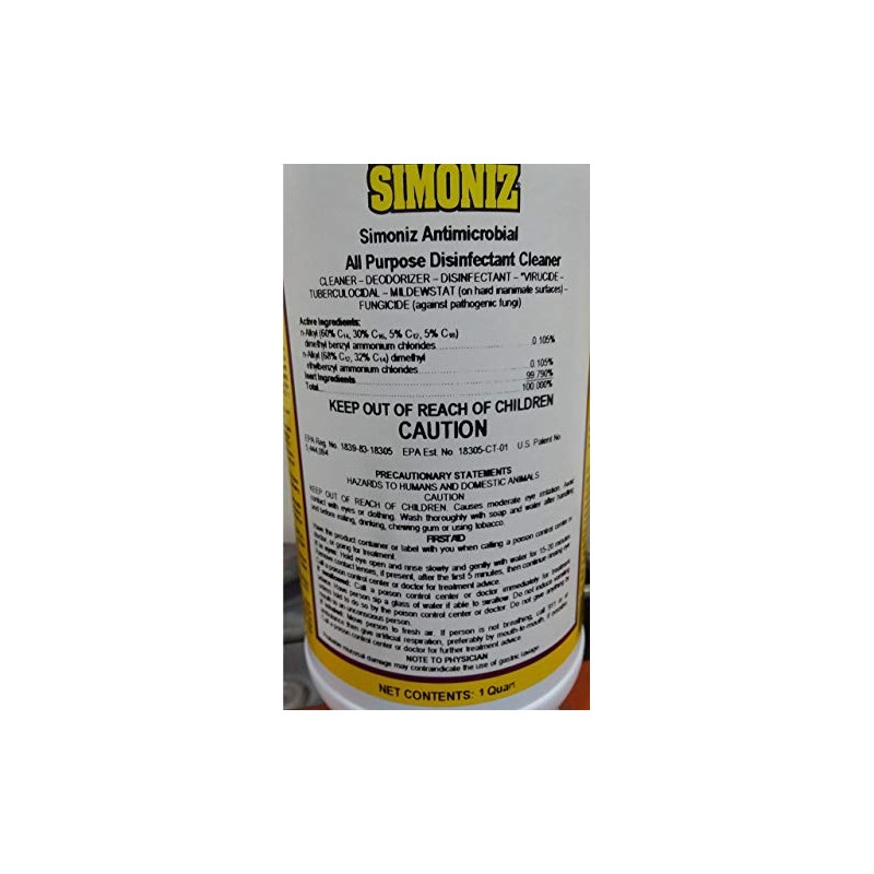 Simoniz Antimicrobial All-Purpose Cleaner - 32 oz. -(1 CASE)