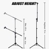 GLEAM Microphone Stand for Light Microphone less than 1 LB