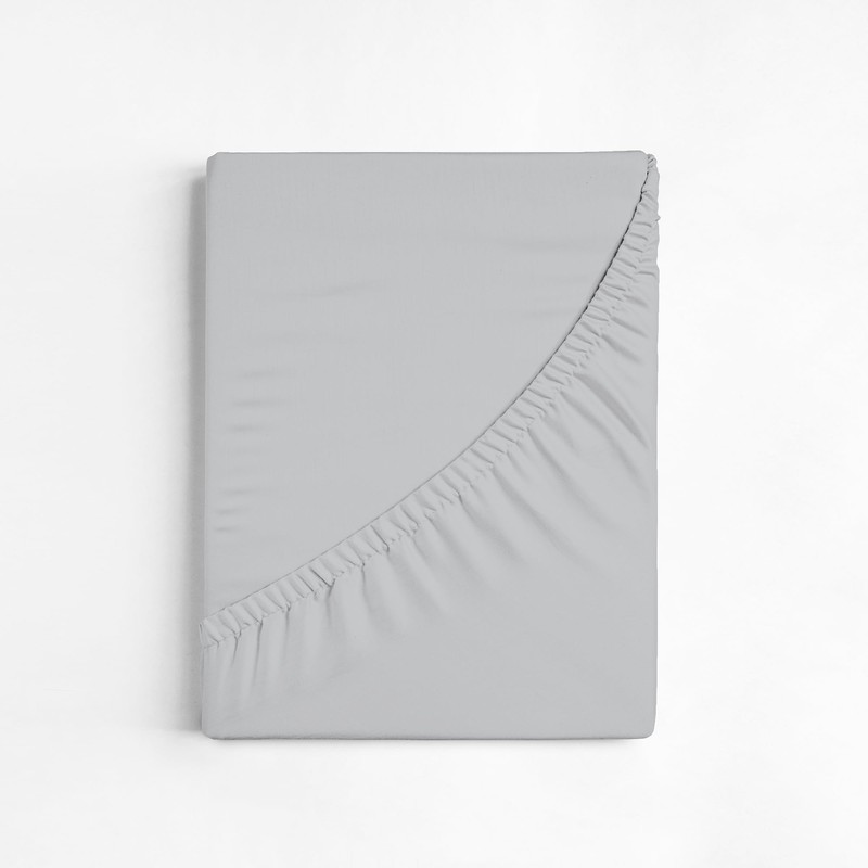 Purity Home 100% Cotton Fitted Sheet Single Bed 90 x