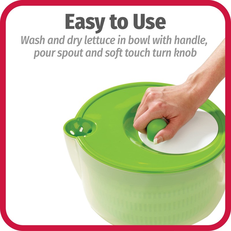 GoodCook Salad Spinner, Green