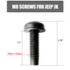 Screws Bolts for Jeep Wrangler JK,M8 Bolts Applied to Windshield