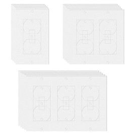70Pcs Wall Plate Insulation Gasket Wall Gasket, Outlet Insulators and Draft Sealers Weatherproof Gasket Sealer Energy Saving for Electrical Outlet Plates Switch Covers