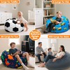 Lukeight Dinosaur Stuffed Animal Storage Bean Bag Chair Cover -
