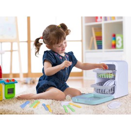 Nothing But Fun Toys My First Dishwasher Lights & Sounds Playset Designed for Children Ages 3+ Years, Multi