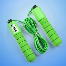Hottracks Green indoor count jump rope exercise 7036A(WC74907) / 초록색 실내 카운트 줄넘기 운동 7036A(WC74907)