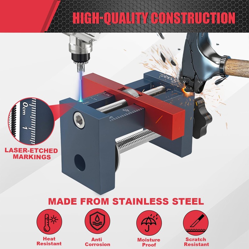 Cabinet Door Mounting Jig – Adjustable Cabinet Door Installation Positioner