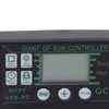 Zerodis Solar Charge Controller, Intelligent Protection, ABS Real-time Display, MPPT