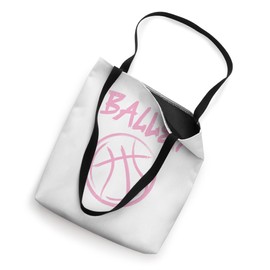 Baller Basketball Player Coach Sports Pink Urban Style Bball Tote Bag