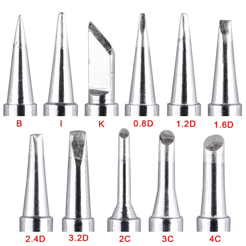 AUSTOR 11 Pieces Soldering Iron Tips Kit 900M-T and 1