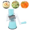 4 in 1 Rotary Cheese Grater Tabletop Drum Grater Manual