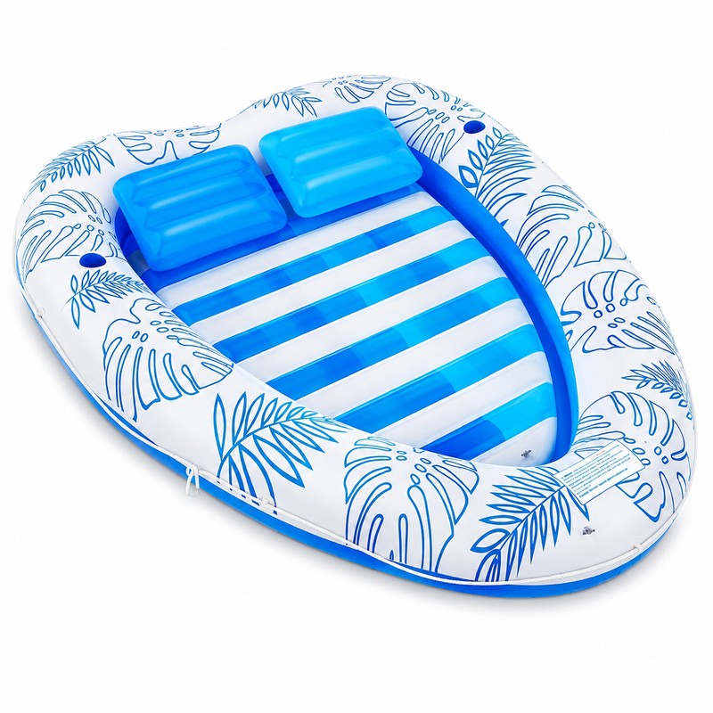 Heart-Shaped Inflatable Pool Lounger for Adults – Oversized PVC Floating