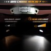 HERCOO LED License Plate Light Lens Tag Lights Rear Lamp