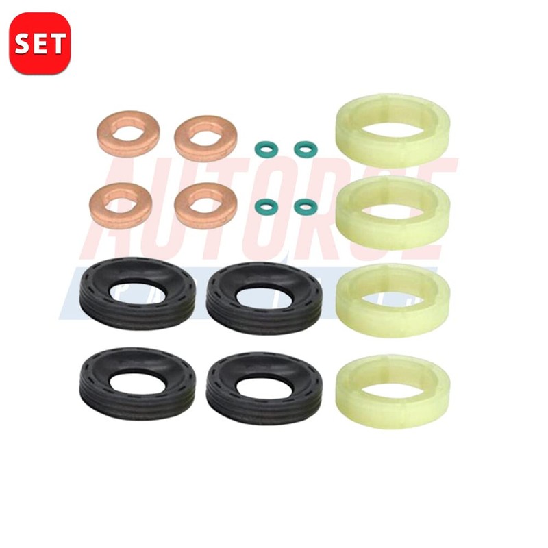 Fuel Injector Seal Washer Oring Kit For CITROEN Berlingo Xsara