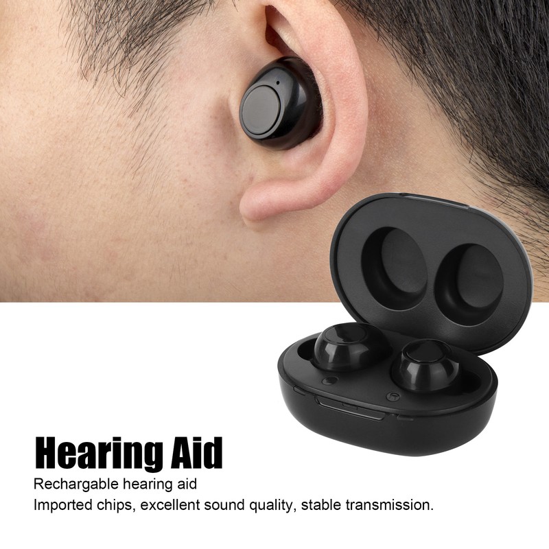 A39 Hearing Amplifier Aid Rechargeable Hearing Assist Earphone for Seniors