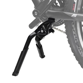 BV Bike Kickstand, Ebike Heavy Duty, Center Mount Bicycle Stand - Length Adjustable, Foldable Double Leg for 24"-28" Bikes (Heavy Duty 77lbs)