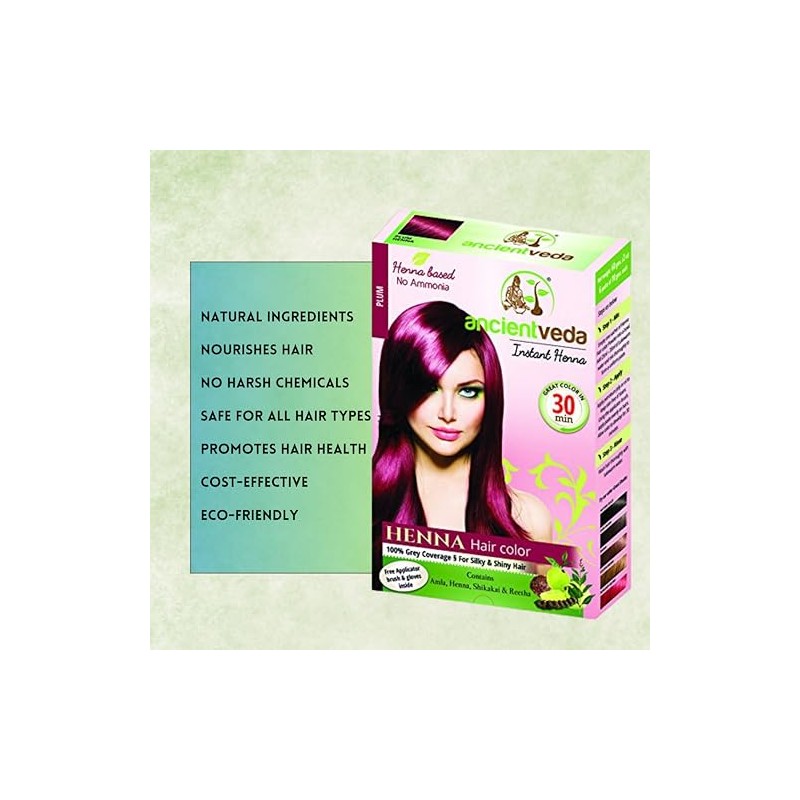 Ancient Veda Henna Hair Color Pink (60 g / 2.11