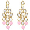 Aheli Kundan Pearl Long Multi Layered Collar Pendientes Set Joyería
