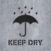 Keep Dry Symbol Stencil - Precision Industrial Designs with Optimized