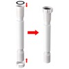 AW Wash Shampoo Bowl Basin Drain Hose Kit Extendable Drainpipe