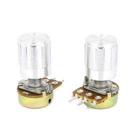 Uxcell a15011600ux0233 2 Piece 5K Ohm Linear Taper Rotary Potentiometer, 5KB B5K Pot