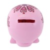 Something Different Pink Candy Skull Money Box, Resin, 9 x