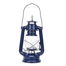 Hurricane Oil Lamp ,Hurricane Lamps Vintage Lantern Lights Burning Lantern Retro Kerosene Lamps Classic Oil Lamp Table Lanterns, Vintage Kerosene Lamp for Home, Garden (Blue)