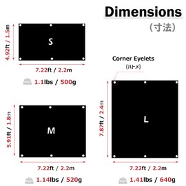Azarxis Ground Cloth for Tent Tarp Footprint Camping Backpacking Floor Saver Groundsheet Waterproof Sand Free Picnic Hiking with Stakes Rope Carry Bag (Orange, L - 7.87x7.22ft)