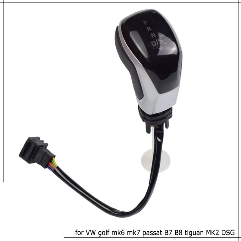 Yoegerery Electronic Shift Handle LED Gear Shift Knob for VW