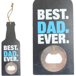 Quality Gift for Dad, Silver Barreled Twist Action Black Ink Ballpoint Pen with "DAD" Topper - Father's Day Birthday Christmas Present