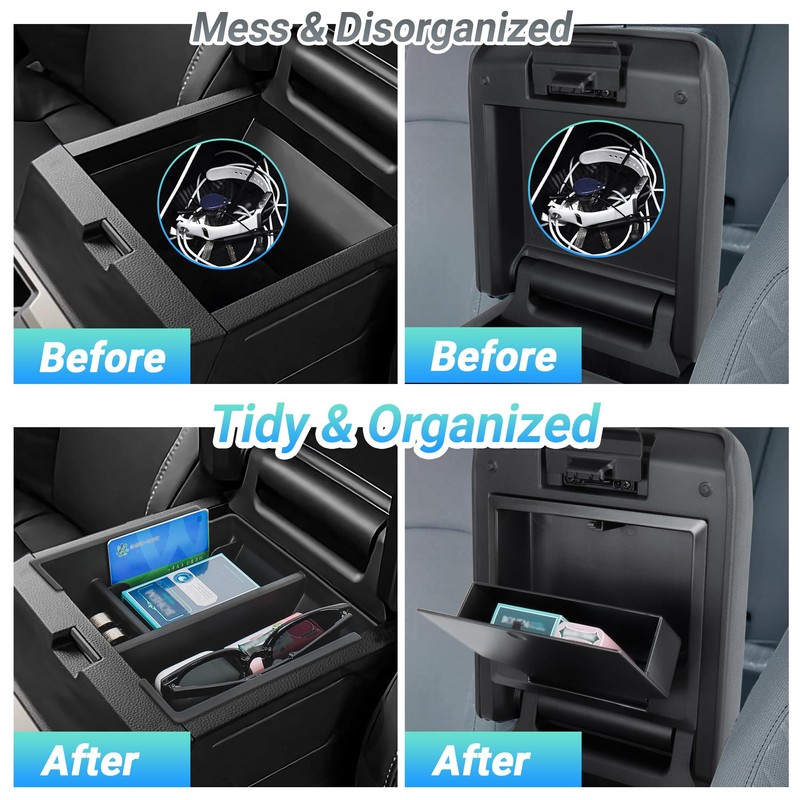 Sinminou Center Console Organizer Set for 2025-2026 Toyota 4Runner 6th