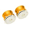 1 Pair NAB Hub Adapters Professional Polished Aluminum Alloy 10