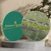 IRISH SET OF 4 CONNEMARA MARBLE ROUND COASTERS 3 3/4"