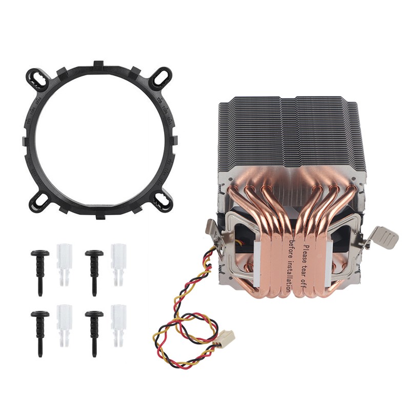 Computer CPU Fans Cooler Heat Sink 6 Heatpipe For Intel