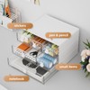 Marbrasse Desk Organizer with 6 Drawers, 3 Tier Stackable Storage