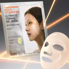 IOPE 아이오페 마스크팩 멀티비타민 토닝 겔 기미 잡티 5매 BNS IOPE Mask Pack Multi-Vitamin Toning Gel for Dark Spots 5 Sheets BNS
