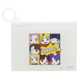 Sunstar Stationery TinyTAN Clip with Case, White S3623025
