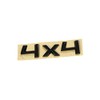 Lettering 4x4 Black Sticker Emblem Blackline Logo