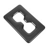 Rear Water Cup Holder Frame Cover Trim Carbon Fiber Look