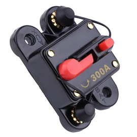 MiJunHD Circuit Breaker 300A Home Solar System Waterproof Reset Fuse Inverter 12V 24V 48VDC for Solar Home System Overload Protection