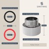 Santras® Reducer including water saving set 3/4 inch female thread