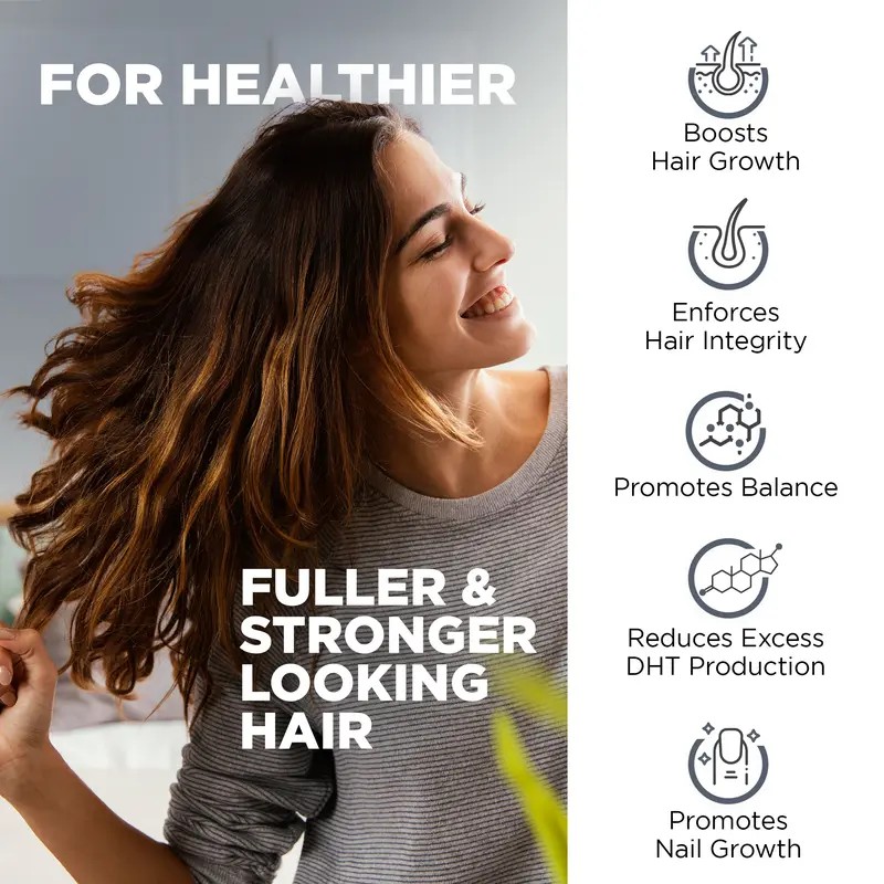 Nutrivein DHT Blocking Formula with Biotin – Hair Growth Supplement