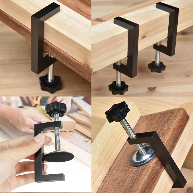 G Clamp Kit, 4 Pieces G Clamp Made of Metal,