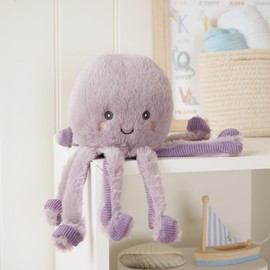 Otto the Plush Lilac Octopus – 30 cm Soft Stuffed Animal Toy for Babies & Toddlers | Cuddly Ocean Plush with Eight Arms | Fun Comfort Toy & Gift for Kids Aged 0–3 | Machine Washable