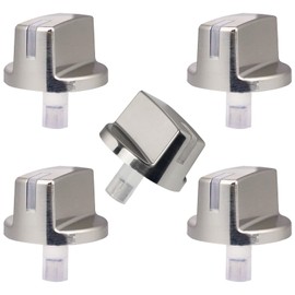 ZATUX AEZ73293801 Stove Knobs Replacements Compatible with L-G Gas Range Cooktop Burner Control Knob Assembly Replaces EBZ60710601 AP5594929 PS3639420 2025031 (5 Pack)