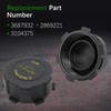 3687932 2869221 Engine Oil Fill Cap Fit for Cummins ISX