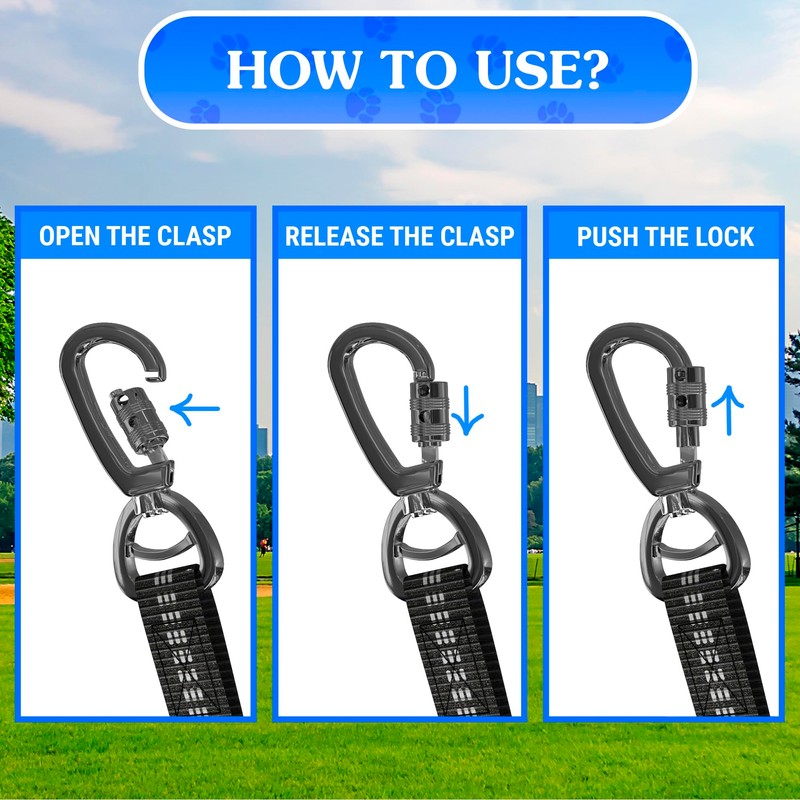 Double Dog Leash – Adjustable Length Long Leash for Dog